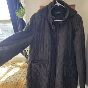 Ralph Lauren Black Quilted Puffer Jacket